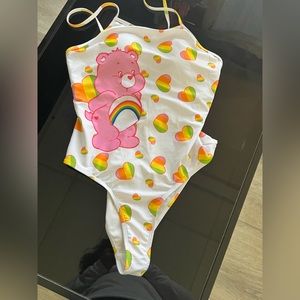 SHEIN brand Carebear one piece swimsuit XL
